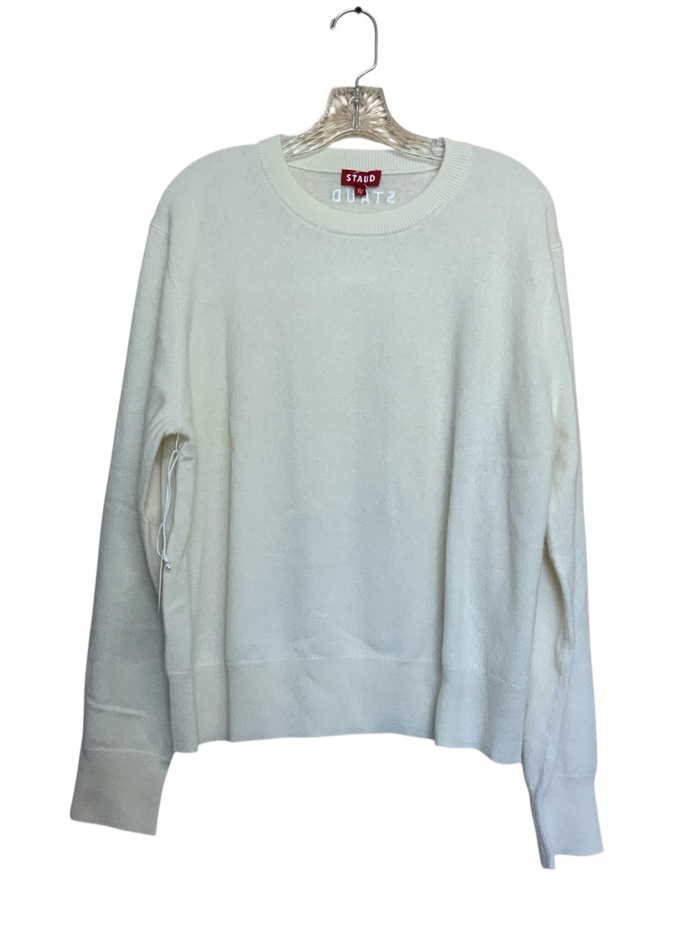 NWT Staud 100% Cashmere Creme Sweater